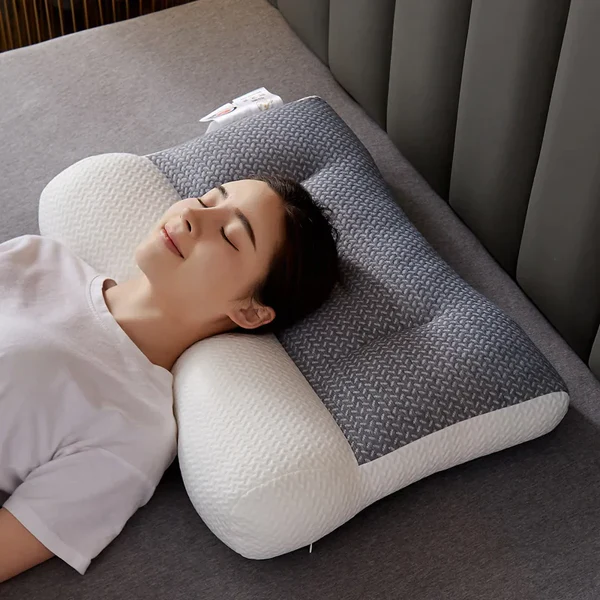 Orthopedisch Nekkussen voor Comfortabele Nachtrust — Ergonomische Slaapsteun met Geheugenschuim en Oorholte voor Zij- en Rugslaper | Sulvida