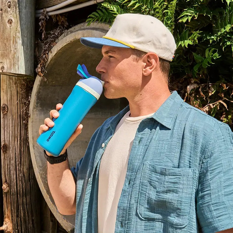 Drinkfles 710ml RVS Dubbel Geïsoleerd Lekvrij Sportfles BPA-Vrij Koud 24u Herbruikbaar Thermosfles Sport | Sulvida