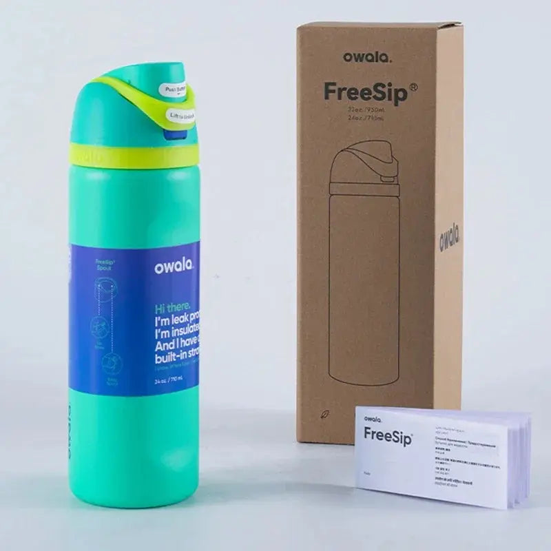 Drinkfles 710ml RVS Dubbel Geïsoleerd Lekvrij Sportfles BPA-Vrij Koud 24u Herbruikbaar Thermosfles Sport | Sulvida