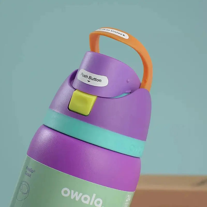 Drinkfles 710ml RVS Dubbel Geïsoleerd Lekvrij Sportfles BPA-Vrij Koud 24u Herbruikbaar Thermosfles Sport | Sulvida