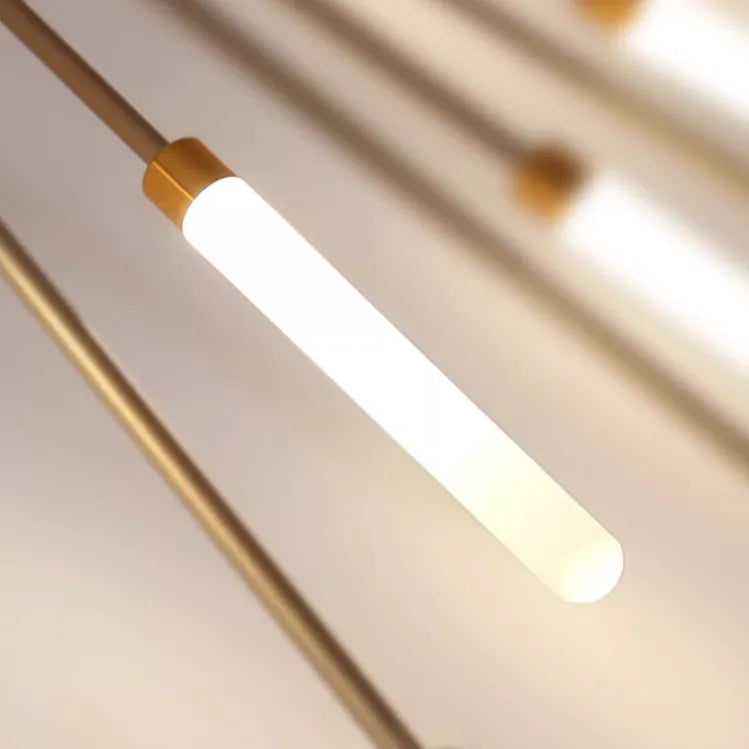 Plafondlamp vuurwerk-design zwart goud LED metaal acryl flush mount woonkamer slaapkamer modern luxe | Sulvida