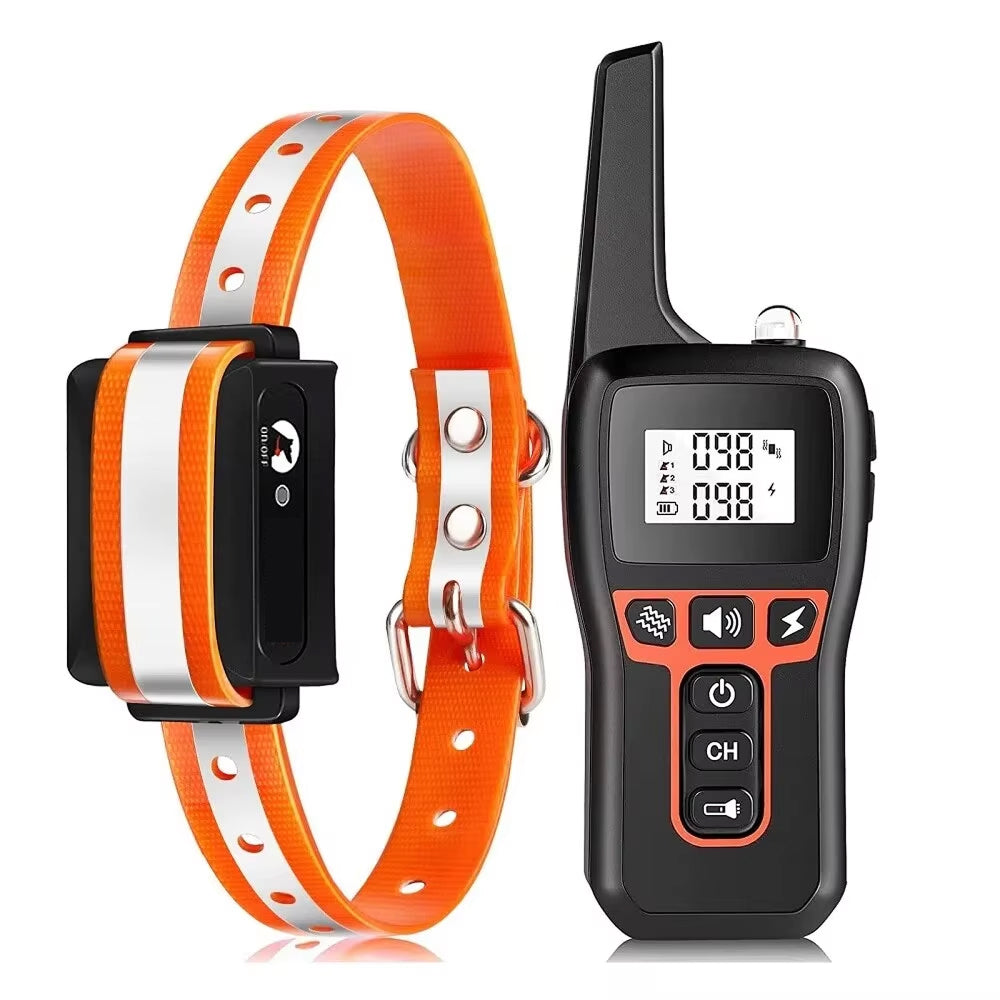 Collier de dressage pour chien avec 3 modes : son, vibration et stimulation, portée jusqu’à 1000 mètres, pour un dressage efficace | Sulvida