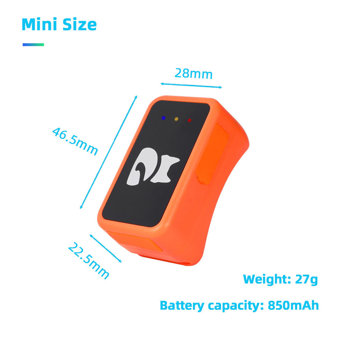 Traceur GPS pour animaux de compagnie avec localisation en temps réel et géorepérage | Appareil compact de 27g pour chat, chien et bagages | Sulvida