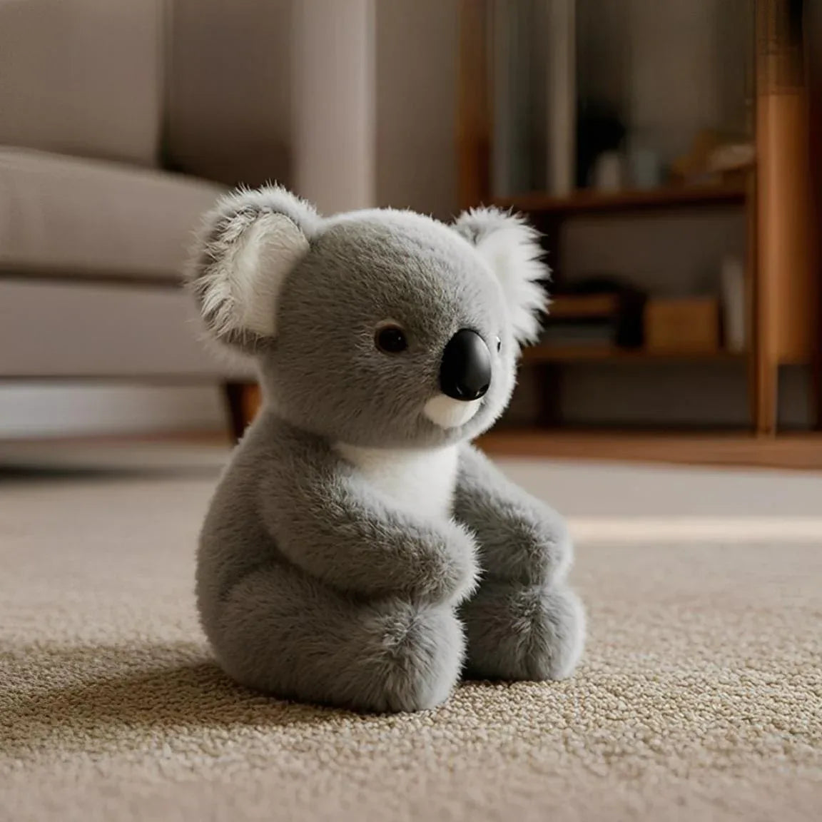 Rustgevende Koala Knuffel met Zachte Vacht voor Ontspanning Comfort Gezelligheid Thuis Decoratie Cadeau | Sulvida