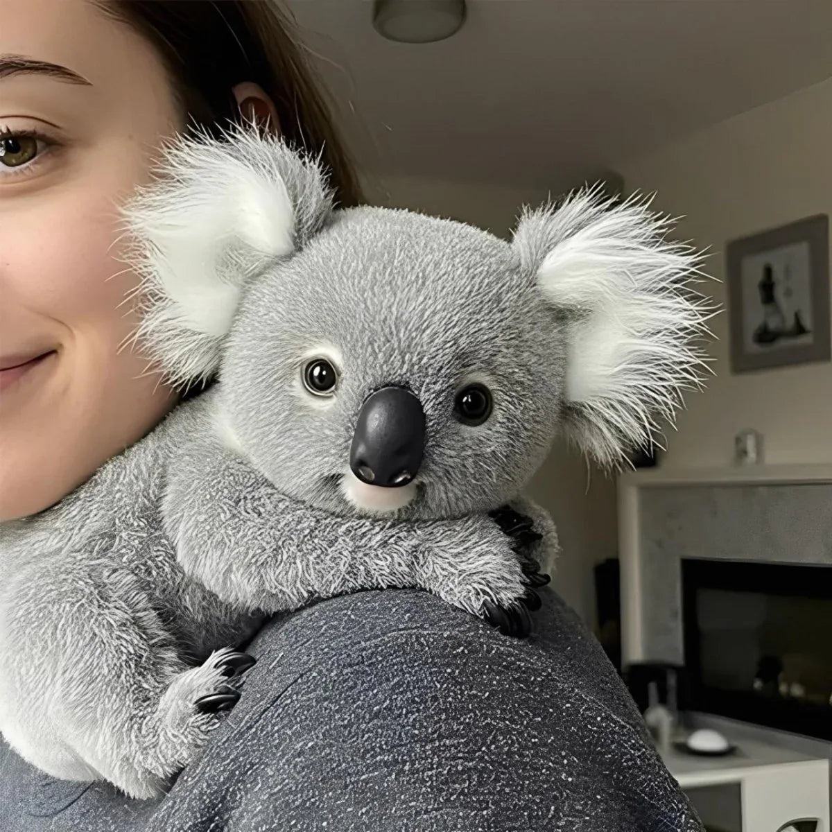 Rustgevende Koala Knuffel met Zachte Vacht voor Ontspanning Comfort Gezelligheid Thuis Decoratie Cadeau | Sulvida