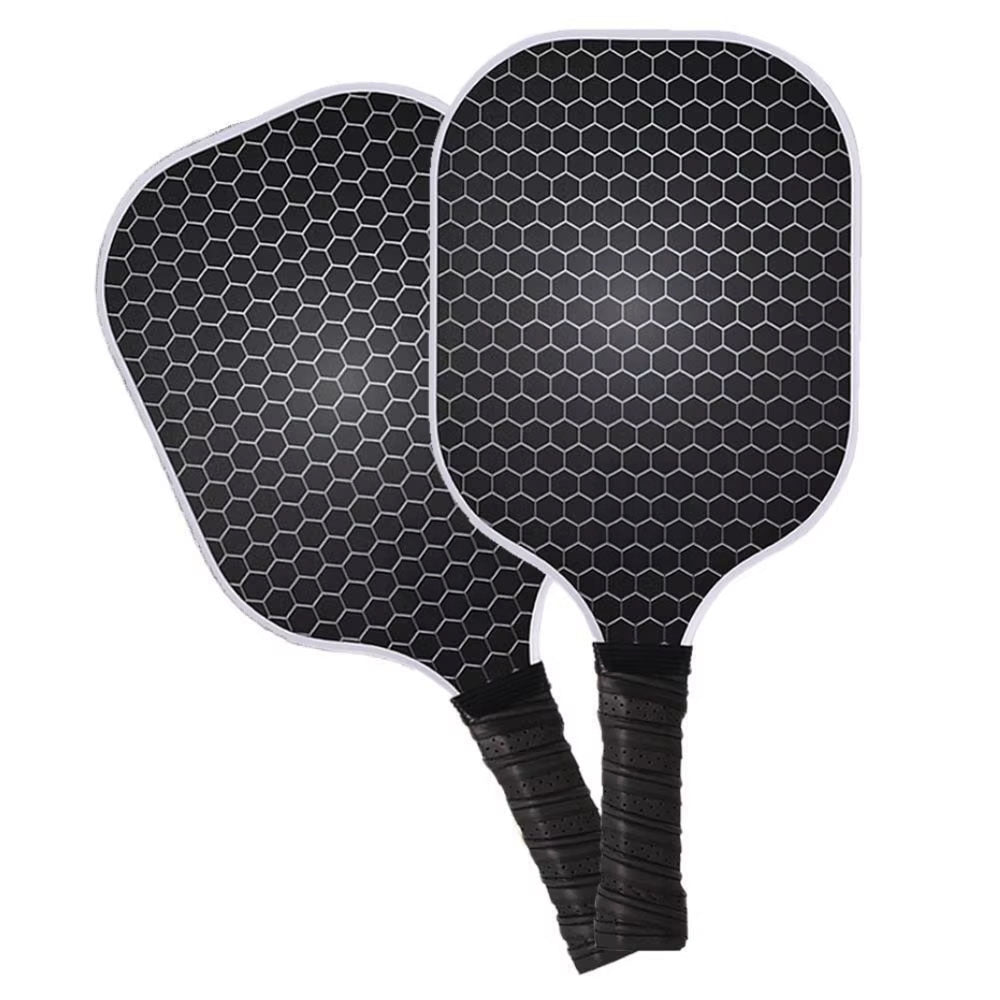 Set de raquettes de pickleball premium en fibre de carbone pour débutants et joueurs confirmés - Deux raquettes et balles incluses pour l’extérieur | Sulvida