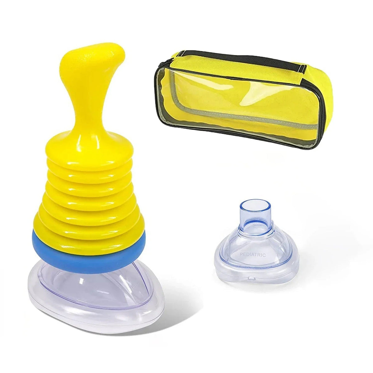 Kit anti-étouffement avec dispositif d’aide à la respiration pour enfants et adultes - premiers secours en cas d’étouffement - Sulvida