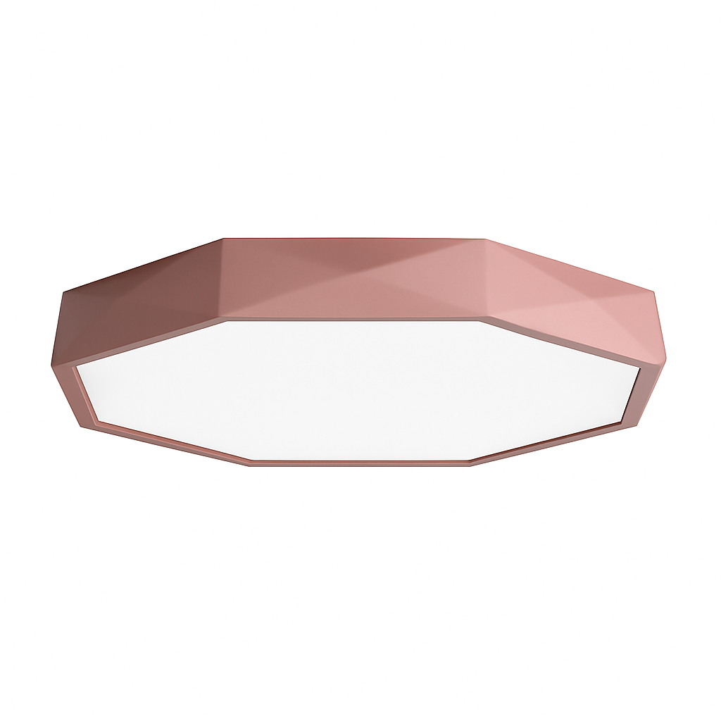 Octagonale LED Plafondlamp Ultradun Gekleurd Modern Design voor Balkon Woonkamer Gang 30-60cm Acrylaat | Sulvida