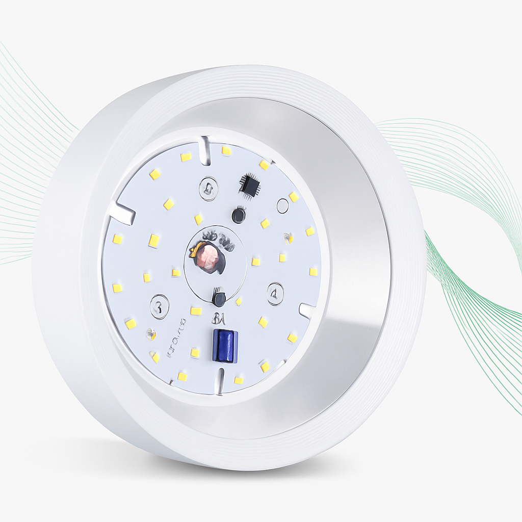 LED Plafondspot Opbouw Ultra-Plat Rond Aluminium Zwart Wit Goud Modern Design voor Woonkamer Slaapkamer | Sulvida