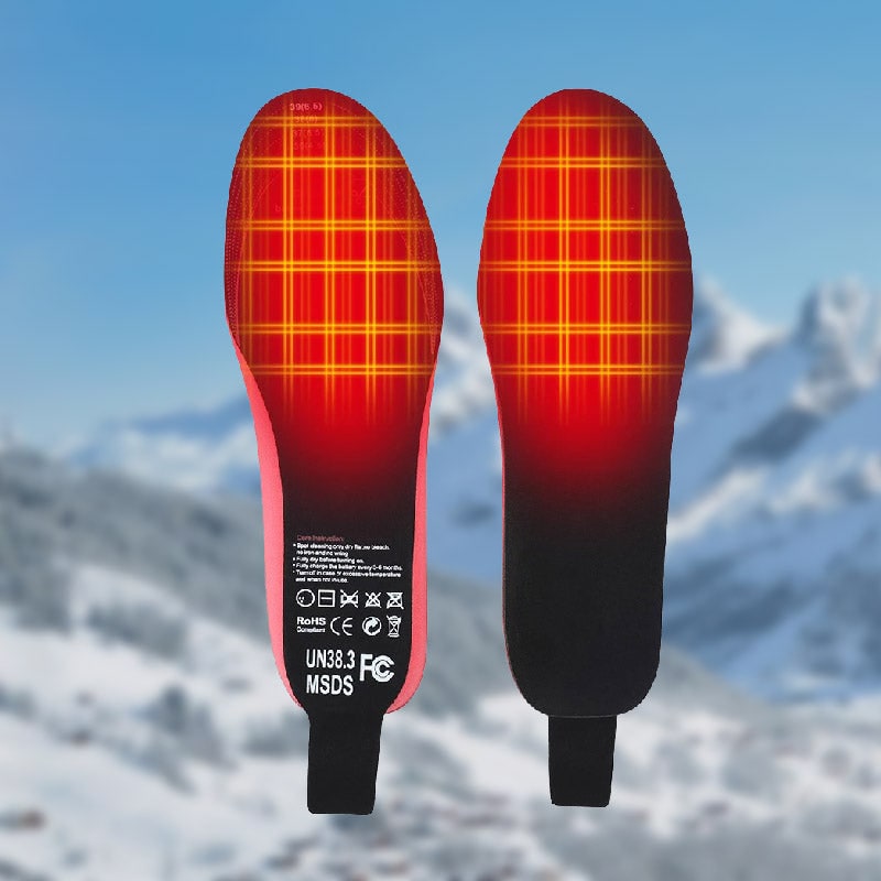 Verwarmbare Inlegzolen met Afstandsbediening Voetboogondersteuning Oplaadbaar USB-C Winter Warmte Comfort | Sulvida