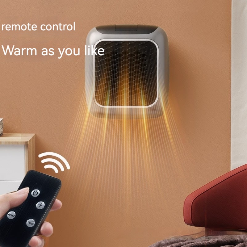 Compacte Stekkerverwarmer 800W met Digitaal Display en 3 Warmtestanden voor Energiezuinig Verwarmen van Kamers | Sulvida