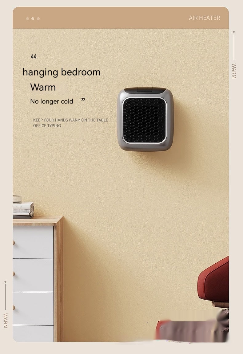 Compacte Stekkerverwarmer 800W met Digitaal Display en 3 Warmtestanden voor Energiezuinig Verwarmen van Kamers | Sulvida