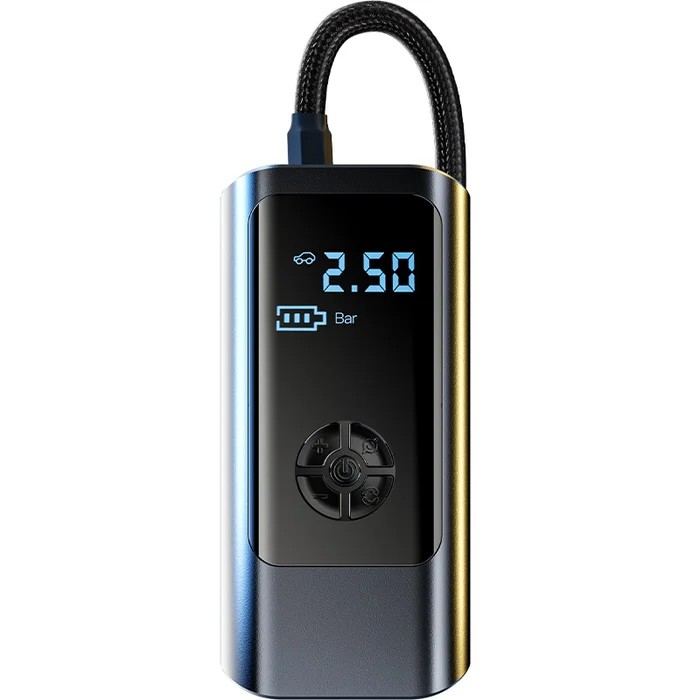 Compresseur d’air portable 12 V avec batterie de 8000 mAh, 150 PSI, écran numérique, gonfleur de pneus pour voiture et vélo - Sulvida