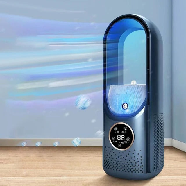 Mobiele Bladloze Stille Luchtkoeler USB Verdamping voor Thuis Kantoor Bureau 100ml Watertank Compact | Sulvida