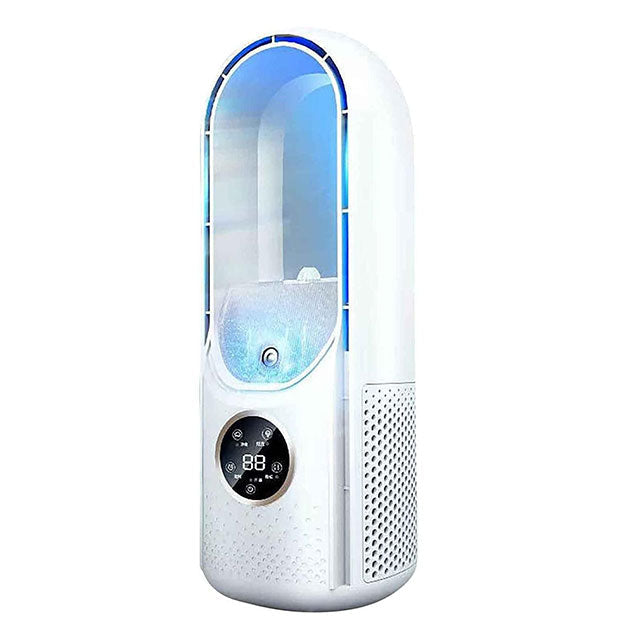 Mobiele Bladloze Stille Luchtkoeler USB Verdamping voor Thuis Kantoor Bureau 100ml Watertank Compact | Sulvida