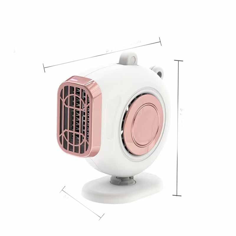 12V Auto-Ontdooier met Draaibare Houder – Verwarming Ontwaseming Demister Voorruit Ontwasemer Autoruit | Sulvida