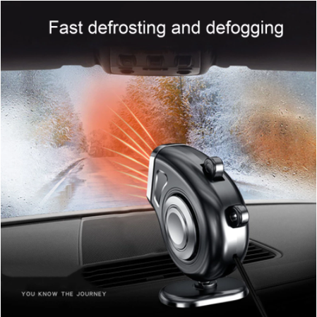 12V Auto-Ontdooier met Draaibare Houder – Verwarming Ontwaseming Demister Voorruit Ontwasemer Autoruit | Sulvida