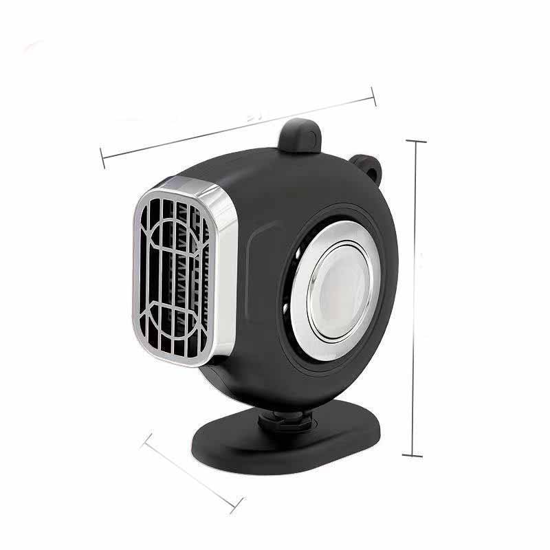 12V Auto-Ontdooier met Draaibare Houder – Verwarming Ontwaseming Demister Voorruit Ontwasemer Autoruit | Sulvida