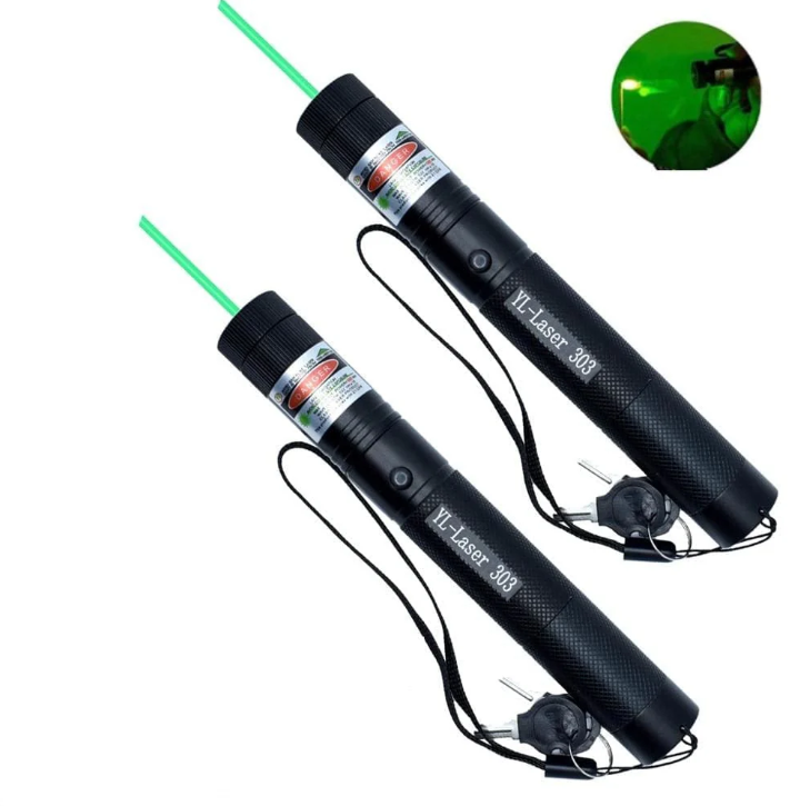Draagbare Laserpointer Hoge Intensiteit Presentaties Sterren Kijken Rood Groen Lichtstraal Precisie Rechargeable | Sulvida