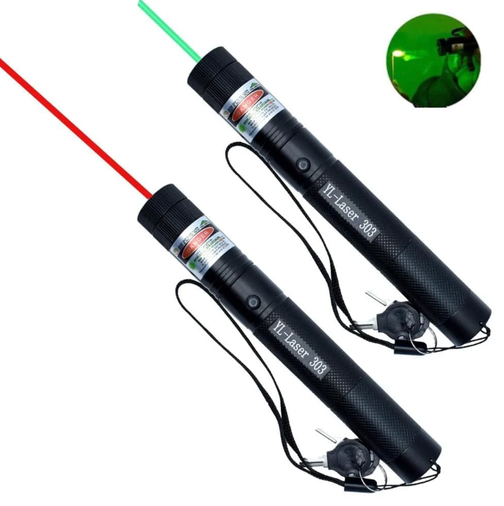 Draagbare Laserpointer Hoge Intensiteit Presentaties Sterren Kijken Rood Groen Lichtstraal Precisie Rechargeable | Sulvida