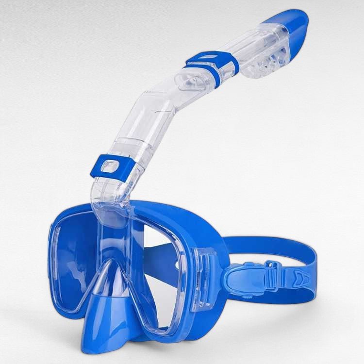 Opvouwbaar snorkelmasker volledig gezicht panoramisch zwemmen duiken watersport zwart blauw groen roze geel | Sulvida