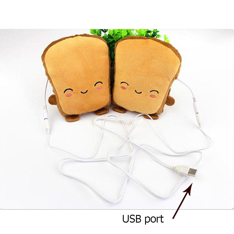 USB-verwarmde vingerloze wanten in toastvorm voor typen en gamen – ideaal voor koud weer kantoor en thuiswerken | Sulvida