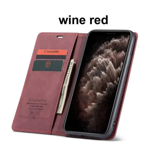 Étui de téléphone haut de gamme en cuir avec portefeuille pour iPhone 11 Pro Max - Protection et fonctionnalité | Sulvida