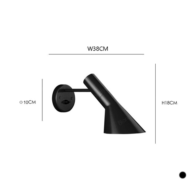 Verstelbare Wandlamp Aluminium Zwart Wit Leeslamp Slaapkamer Gang Woonkamer Nordic Design Dimbaar Sfeer | Sulvida