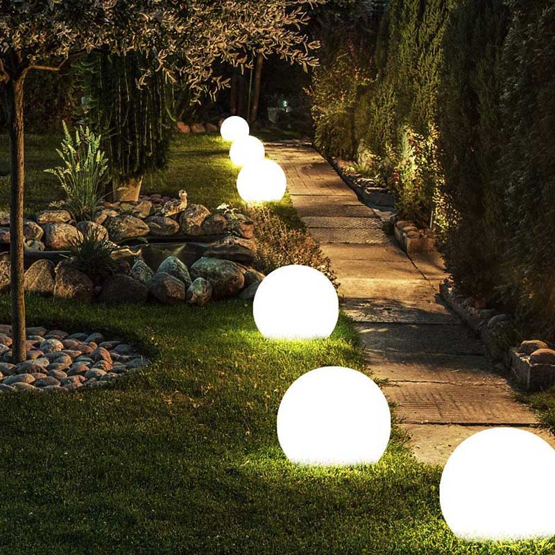 Draagbare LED Bollamp voor Buiten & Binnen 16 Kleuren met Afstandsbediening Waterdicht Sfeerverlichting | Sulvida