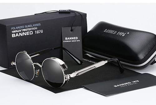 Ronde Zonnebril Gepolariseerd Metalen Frame Unisex Vintage Urban Oogbescherming UV400 Stijlvol Retro Design | Sulvida