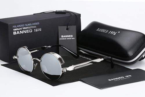 Ronde Zonnebril Gepolariseerd Metalen Frame Unisex Vintage Urban Oogbescherming UV400 Stijlvol Retro Design | Sulvida