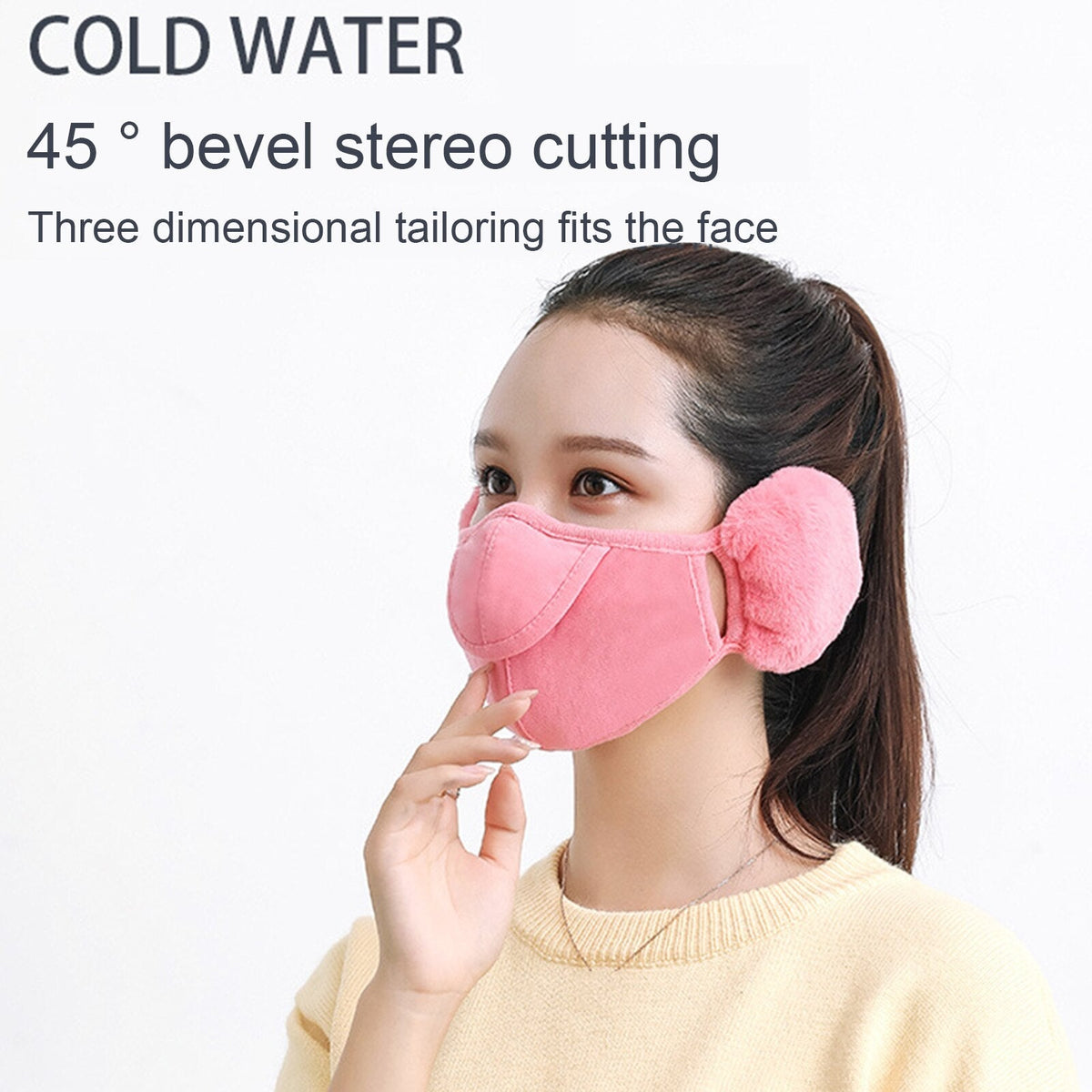 Unisex Winter Oorwarmer met Gezichtsmasker Fleece Warme Thermische Hoofdband Winddicht Nekwarmer Outdoor | Sulvida