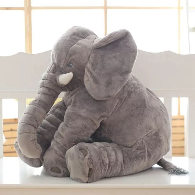 Zachte Pluche Olifant Knuffel 40-60 cm Kinderkussen Speelgoed Decoratie Kinderkamer Grijs Blauw Roze | Sulvida