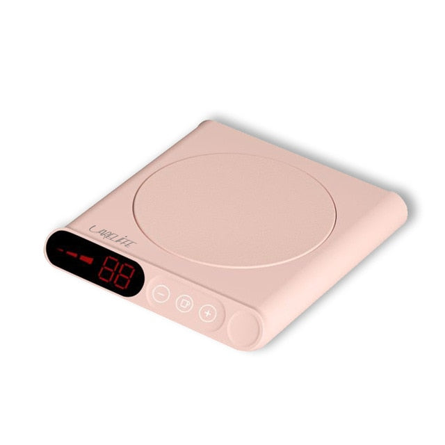 USB Mokwarmer voor Warme Koffie & Thee – Compact Verwarmingsplateau 60°C met Antislip Bodem voor Bureau | Sulvida