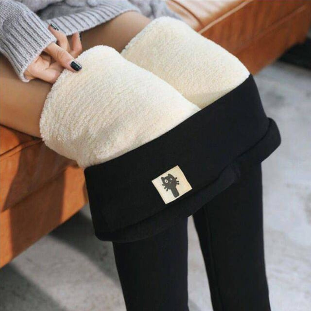 Fleece Thermo Dameslegging Warm Gevoerd Stretch Thermische Winterbroek Comfortabel Ondergoed voor Herfst | Sulvida