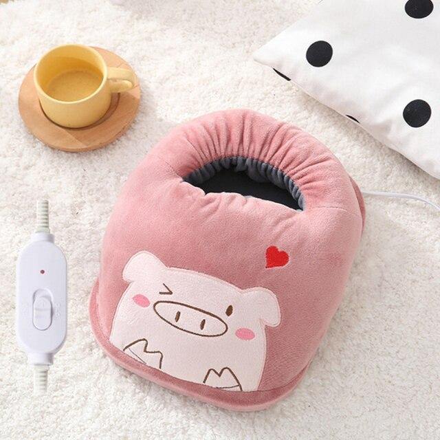 USB Oplaadbare Voetverwarmer met 3 Warmtestanden – Warm & Comfortabel Fluweel Voetenwarmer voor Thuis & Kantoor | Sulvida