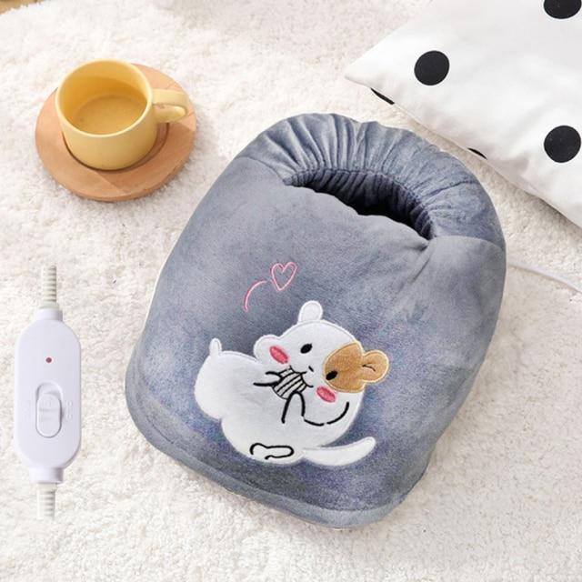 USB Oplaadbare Voetverwarmer met 3 Warmtestanden – Warm & Comfortabel Fluweel Voetenwarmer voor Thuis & Kantoor | Sulvida