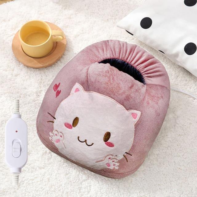 USB Oplaadbare Voetverwarmer met 3 Warmtestanden – Warm & Comfortabel Fluweel Voetenwarmer voor Thuis & Kantoor | Sulvida