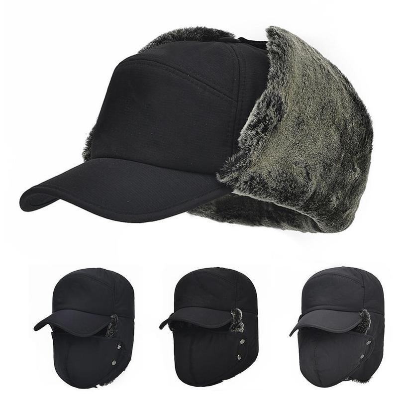Wintermuts met Gezichtsbedekking – Warme Trappermuts met Oorflappen Unisex Outdoor Wintersport Skiën | Sulvida