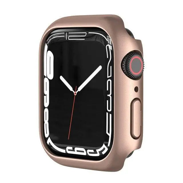 Coque de protection pour Apple Watch Series 7 41mm 45mm avec protection d’écran en verre trempé, accessoire pour montre | Sulvida
