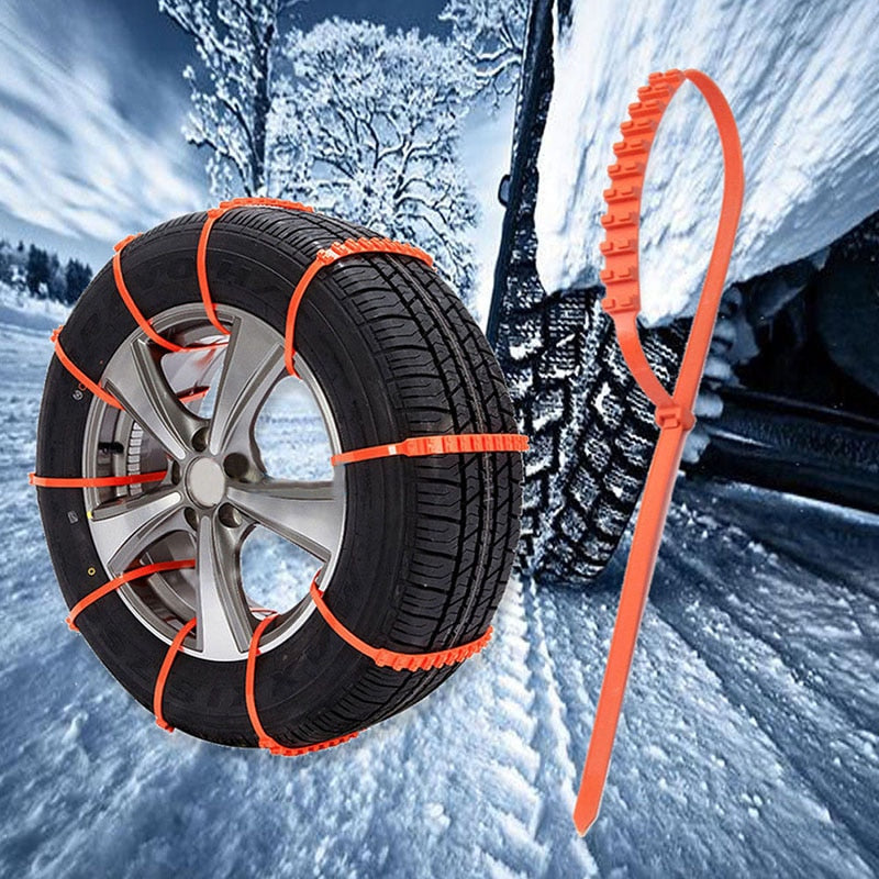 Antislip Sneeuwkettingen Auto Winter Tractie Veiligheid Aanbrengsysteem Universeel Rubber Banden Grip | Sulvida