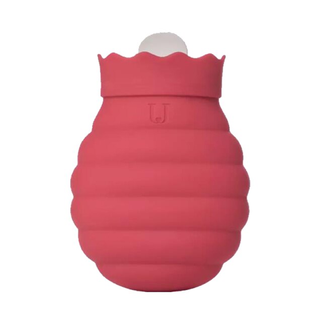 Siliconen Warmwaterkruik 313ml en 620ml Magnetronbestendig Grijs Blauw Rood Warmtecompres Verwarmingskruik | Sulvida