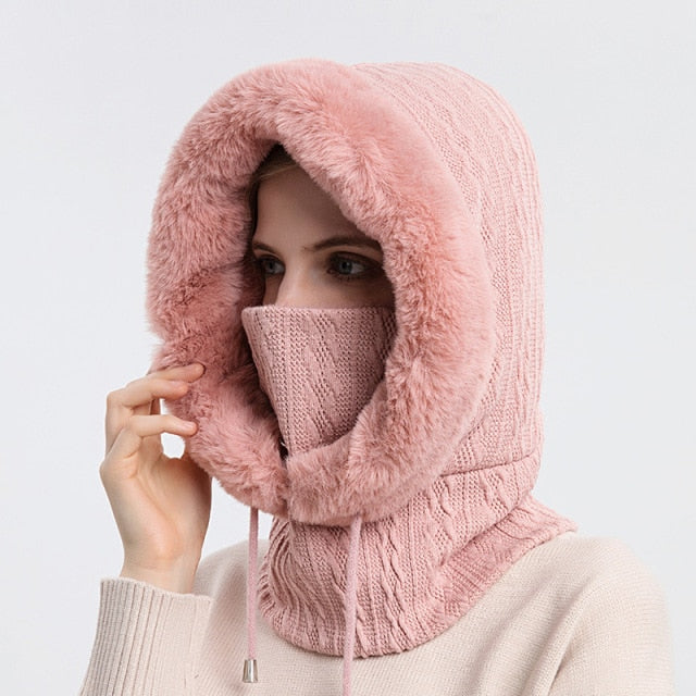 Unisex Winter Muts met Vizier en Fleece Voering – Dikke Capuchon Trapper Hat Windbestendig Warm voor Buiten | Sulvida