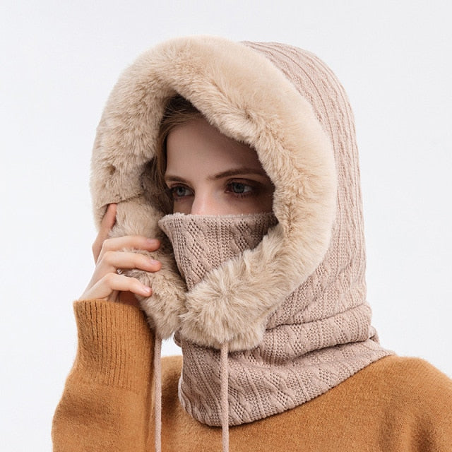 Unisex Winter Muts met Vizier en Fleece Voering – Dikke Capuchon Trapper Hat Windbestendig Warm voor Buiten | Sulvida