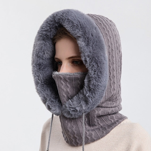 Unisex Winter Muts met Vizier en Fleece Voering – Dikke Capuchon Trapper Hat Windbestendig Warm voor Buiten | Sulvida