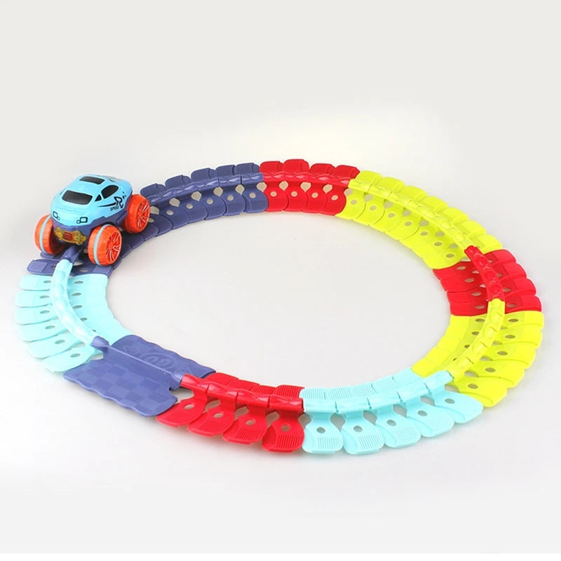 Magnetisch Autobanen Speelset 46-184 Delen Educatief Knikkerbaan Kinderspeelgoed Creatief Bouwsysteem | Sulvida