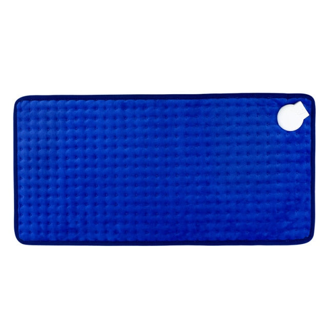 Elektrisch Verwarmingskussen Digitaal 76x40cm Grijs Rood Blauw Instelbaar Warmtepad Therapeutisch Comfort | Sulvida