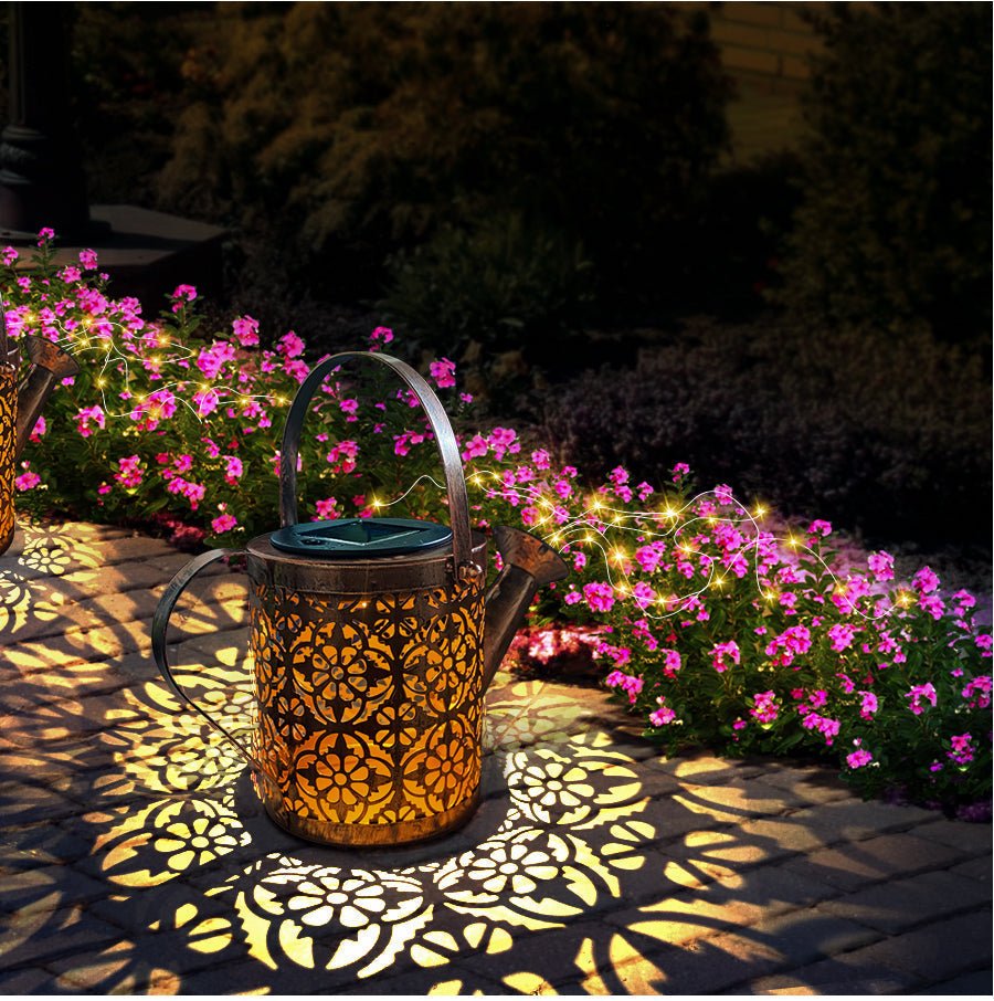 Solar Waterval Lichtslinger 80cm Tuinverlichting Warm Wit LED Decoratief Tuinsfeerlicht Buitenverlichting | Sulvida