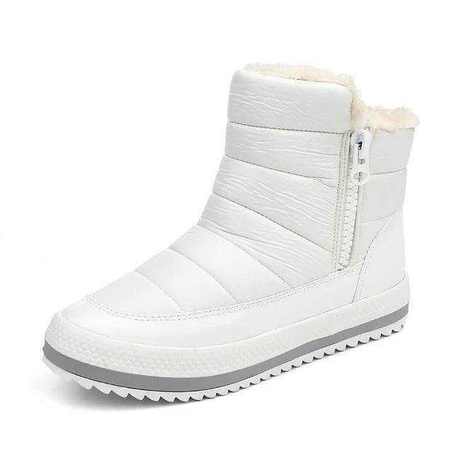 Dames winterlaarzen met warme voering ritssluiting antislip comfortabel zwart bruin voor dagelijks gebruik | Sulvida