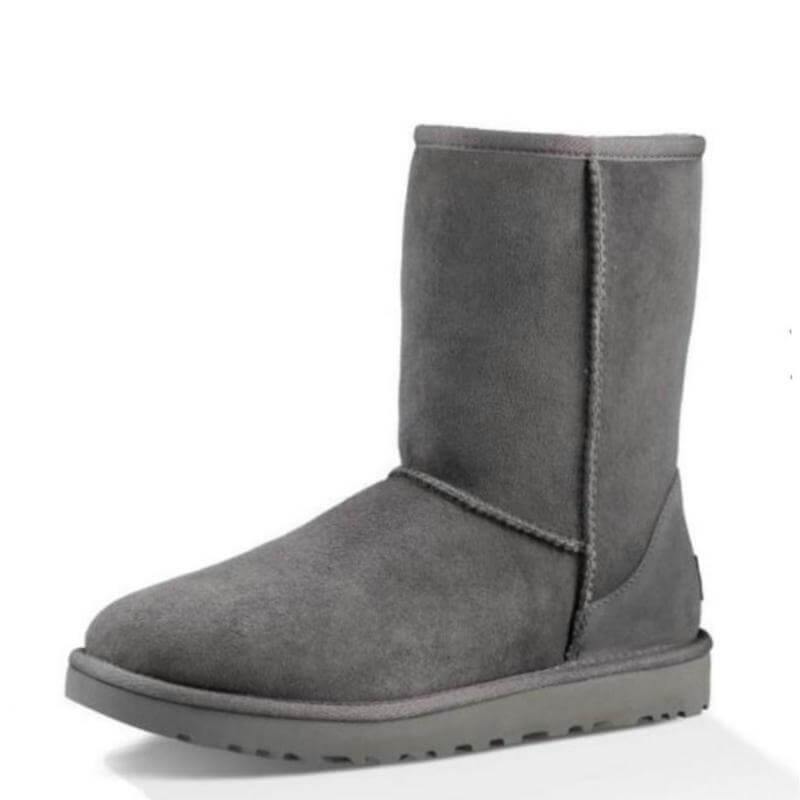 Warme Leren Enkellaarsjes Natuurlijk Leer Platte Zool Instapmodel Winterlaarzen Casual Dames Comfortabel | Sulvida